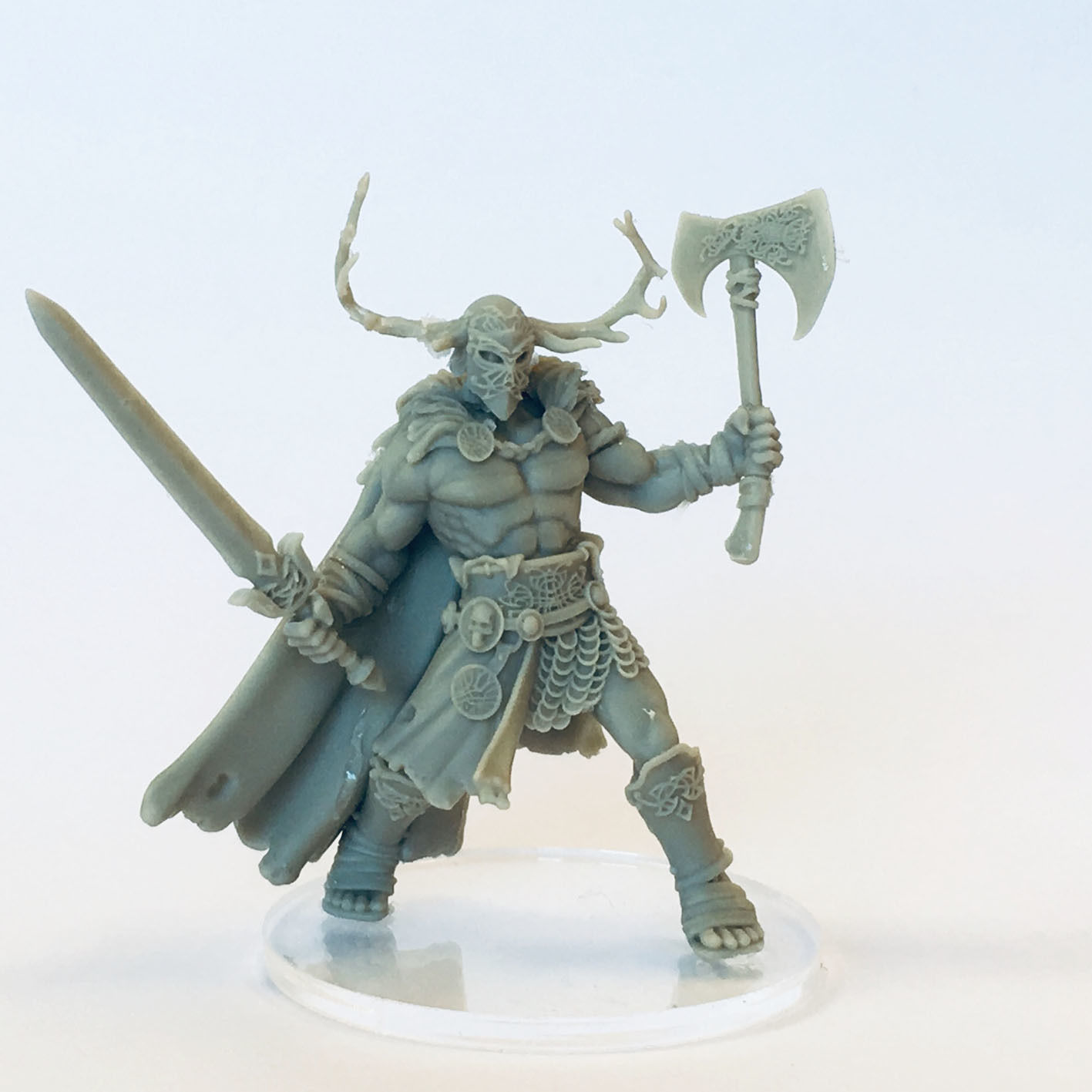 Celt barbarian - Borvo 35mm scale - 3D print model 3D print model_7