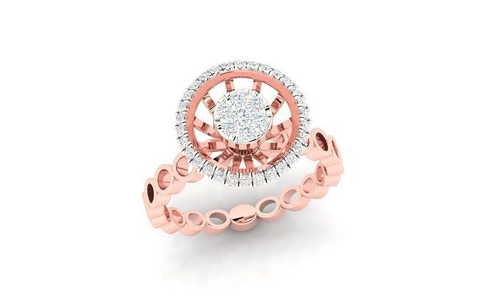 Women ring 3dm stl render detail 3D print model 3D print model