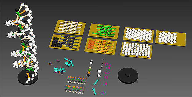 DNA Helix Free 3D print model_2
