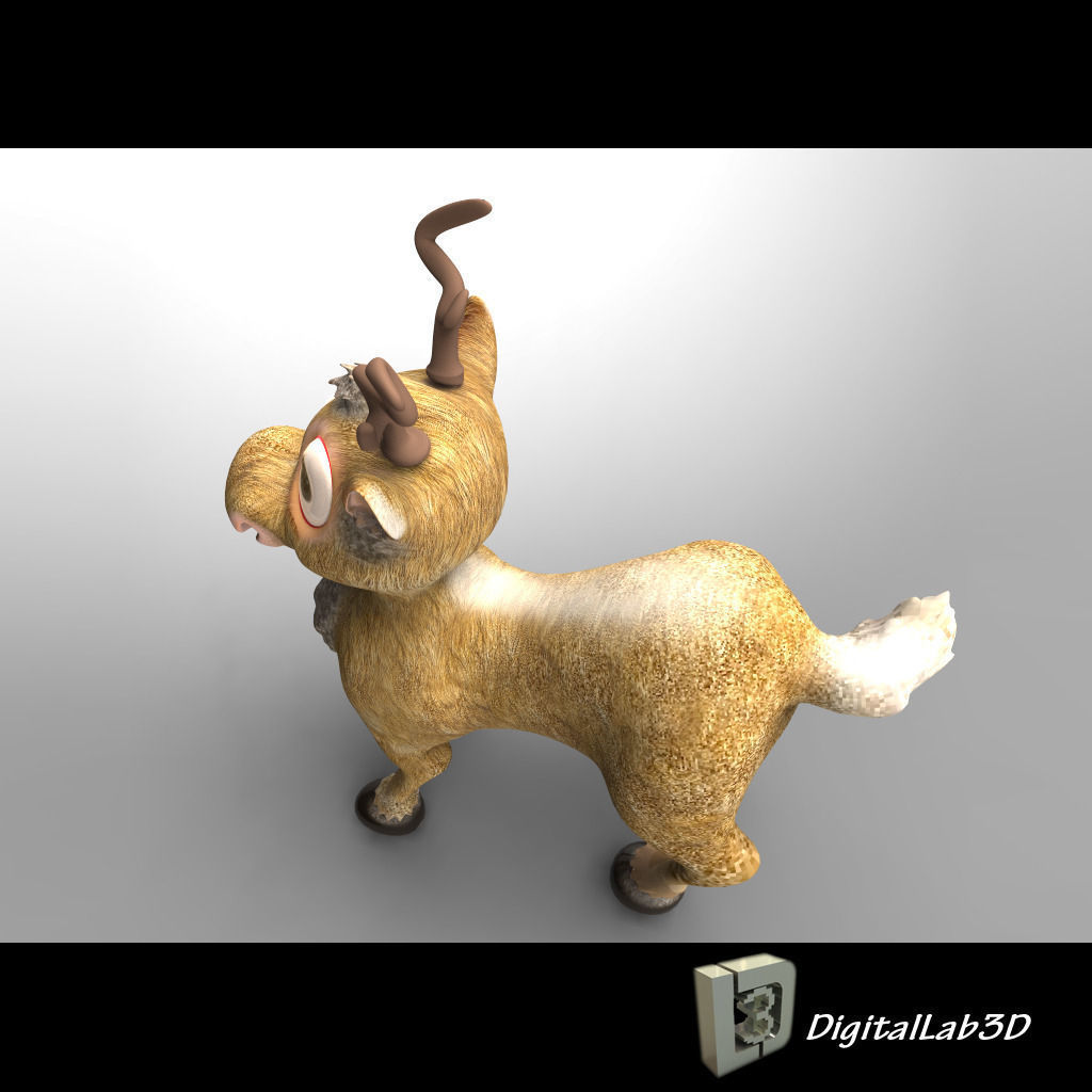 3d model of Christmas Deer 3D model_4