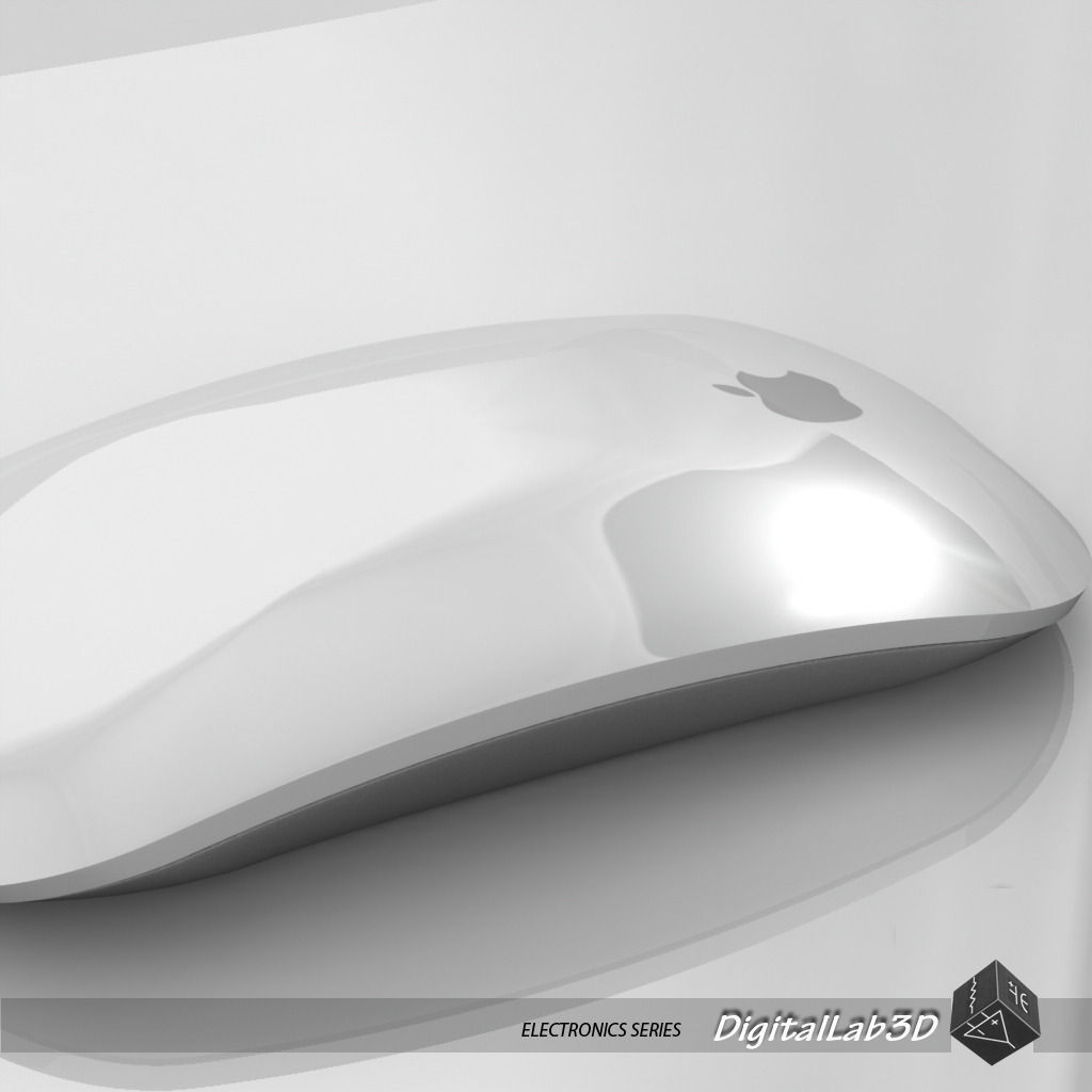 Magic Mouse Apple 3D model_3