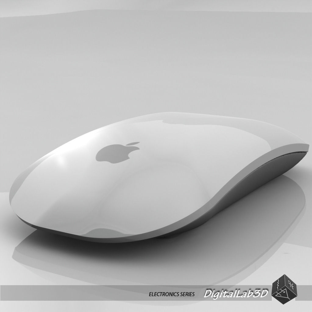 Magic Mouse Apple 3D model_4