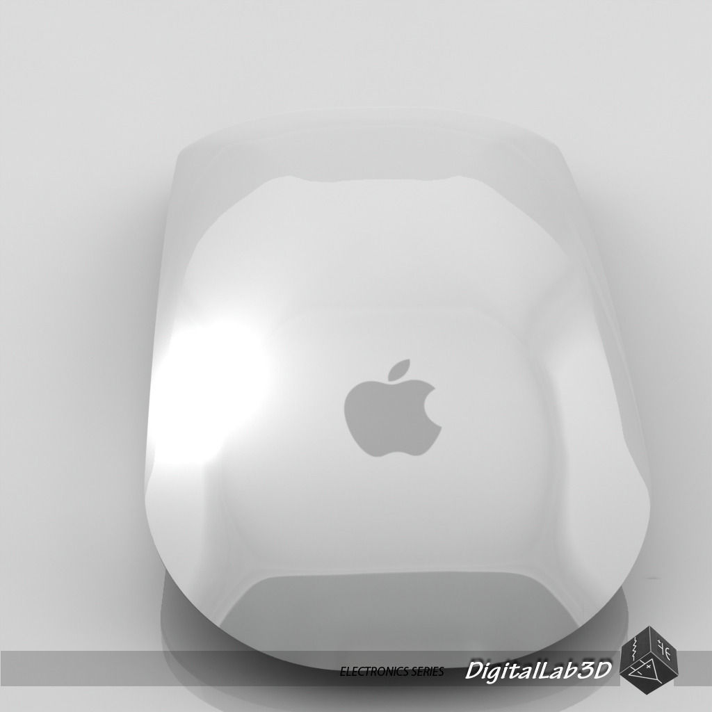 Magic Mouse Apple 3D model_2