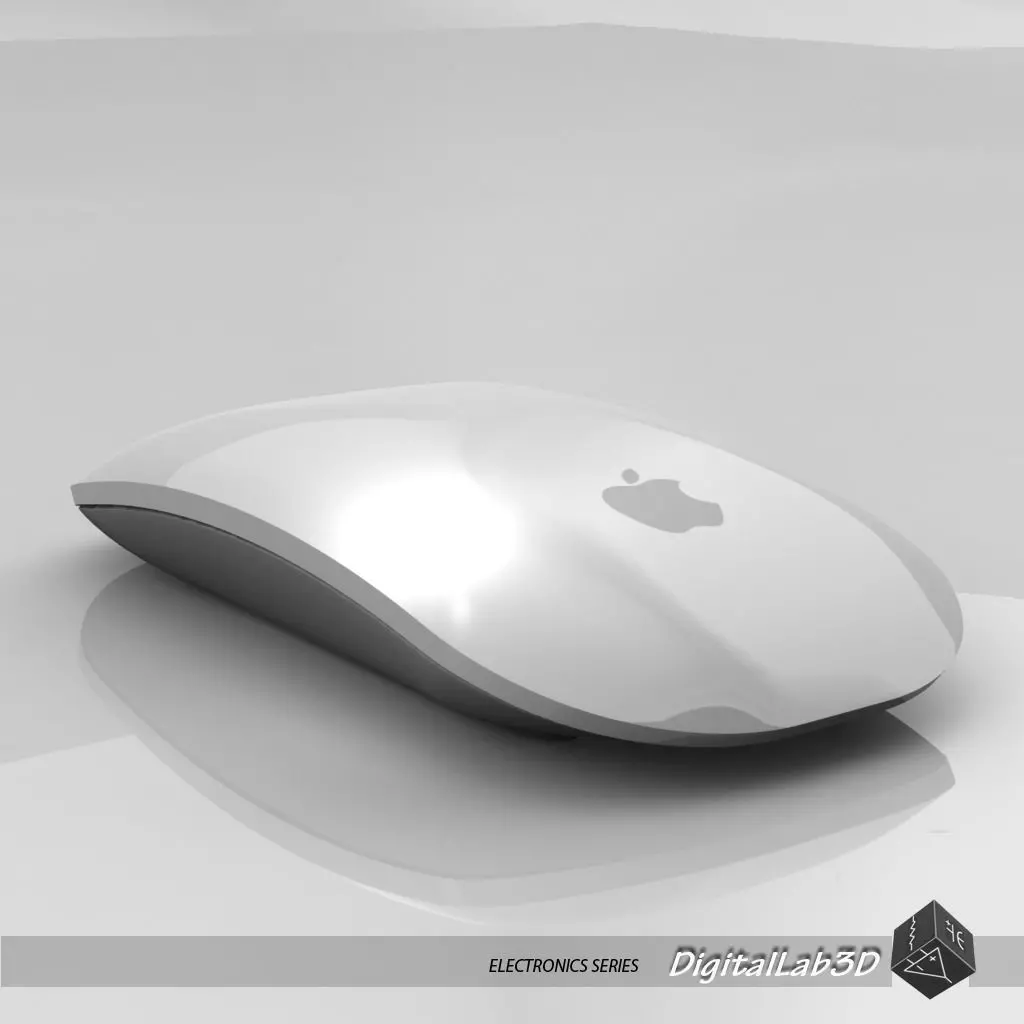 Magic Mouse Apple 3D model_0