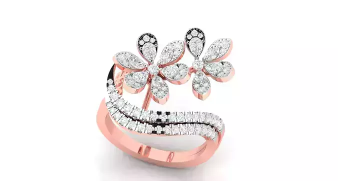 Women ring 3dm stl render detail 3D print model 3D print model