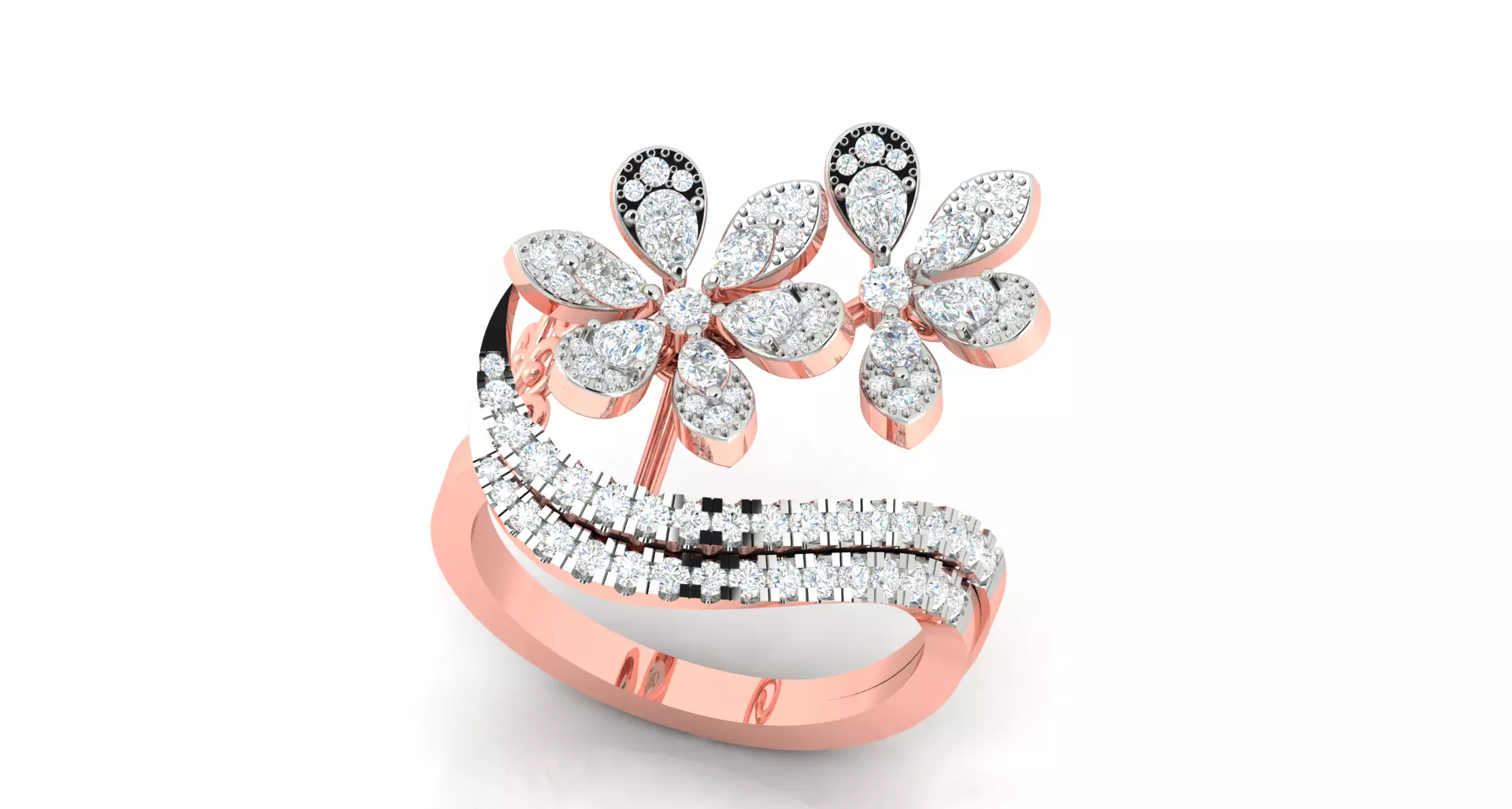 Women ring 3dm stl render detail 3D print model 3D print model_0