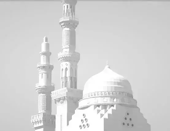 Muhammad Mosque 3D model