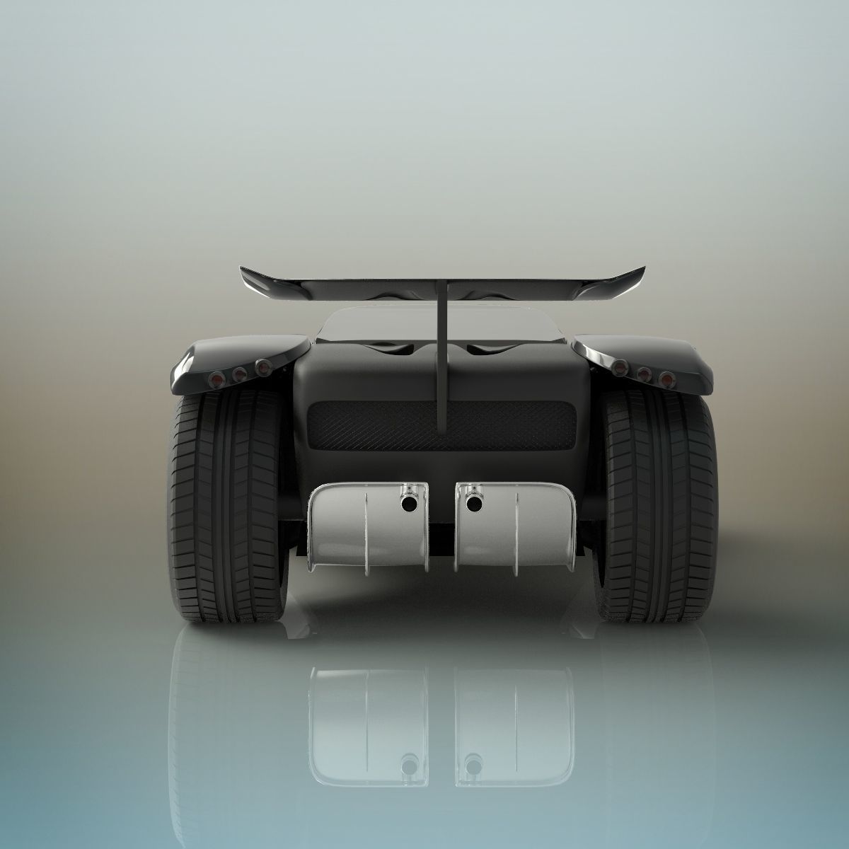 Sport car 3D model_6
