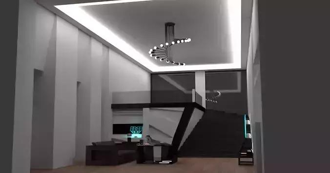 modern interior asset