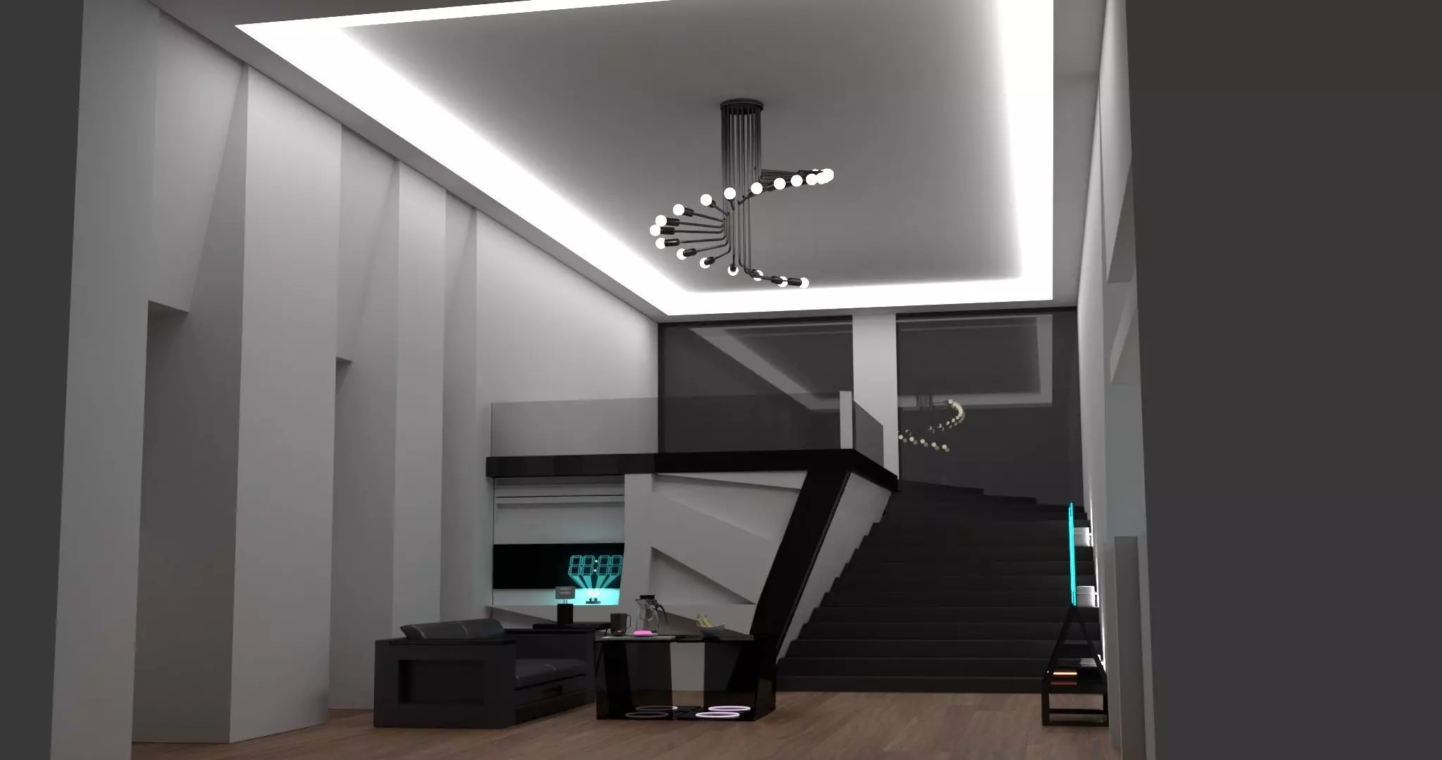 modern interior asset Free 3D model