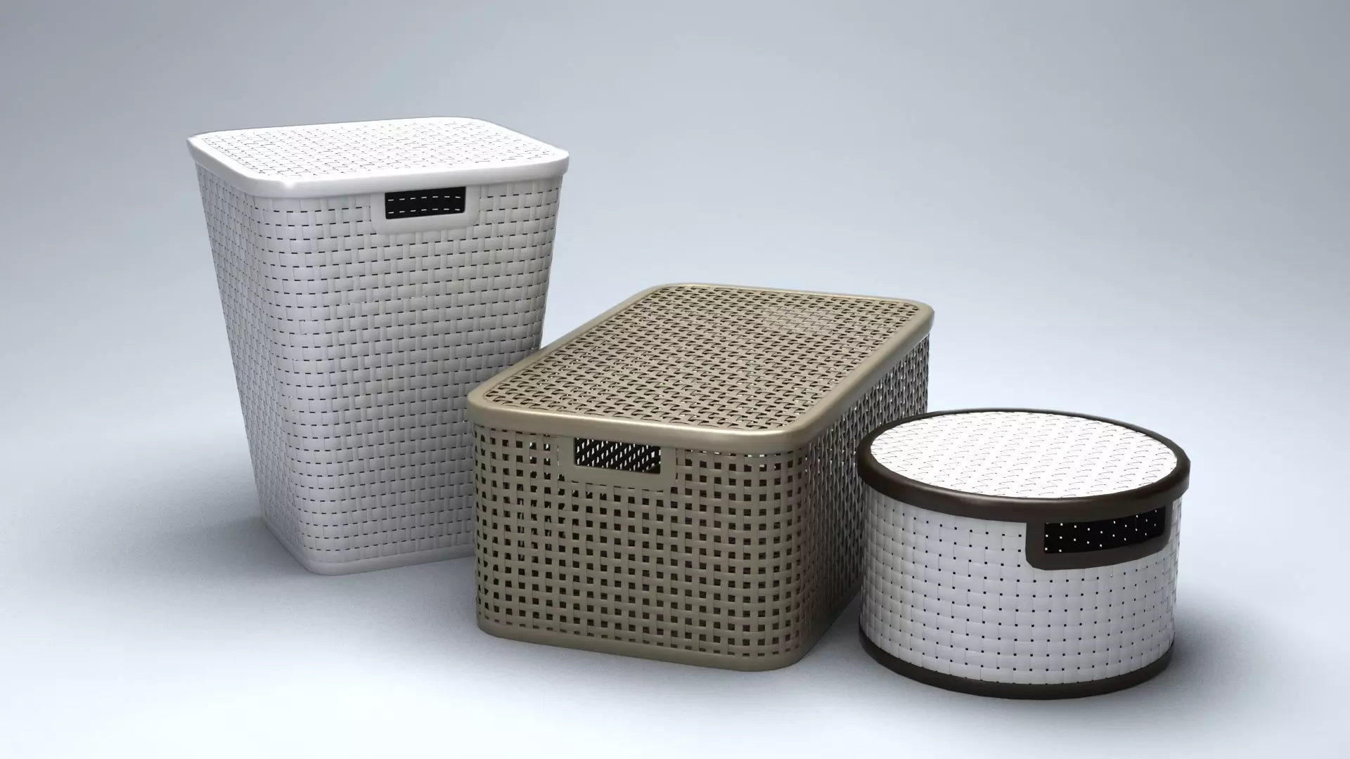 Baskets basket 3D model_0