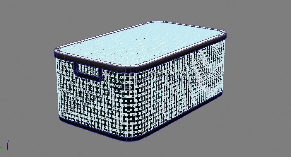 Baskets basket 3D model_7