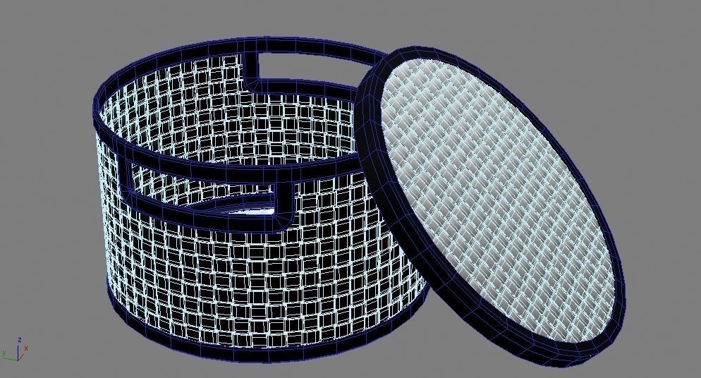 Baskets basket 3D model_13