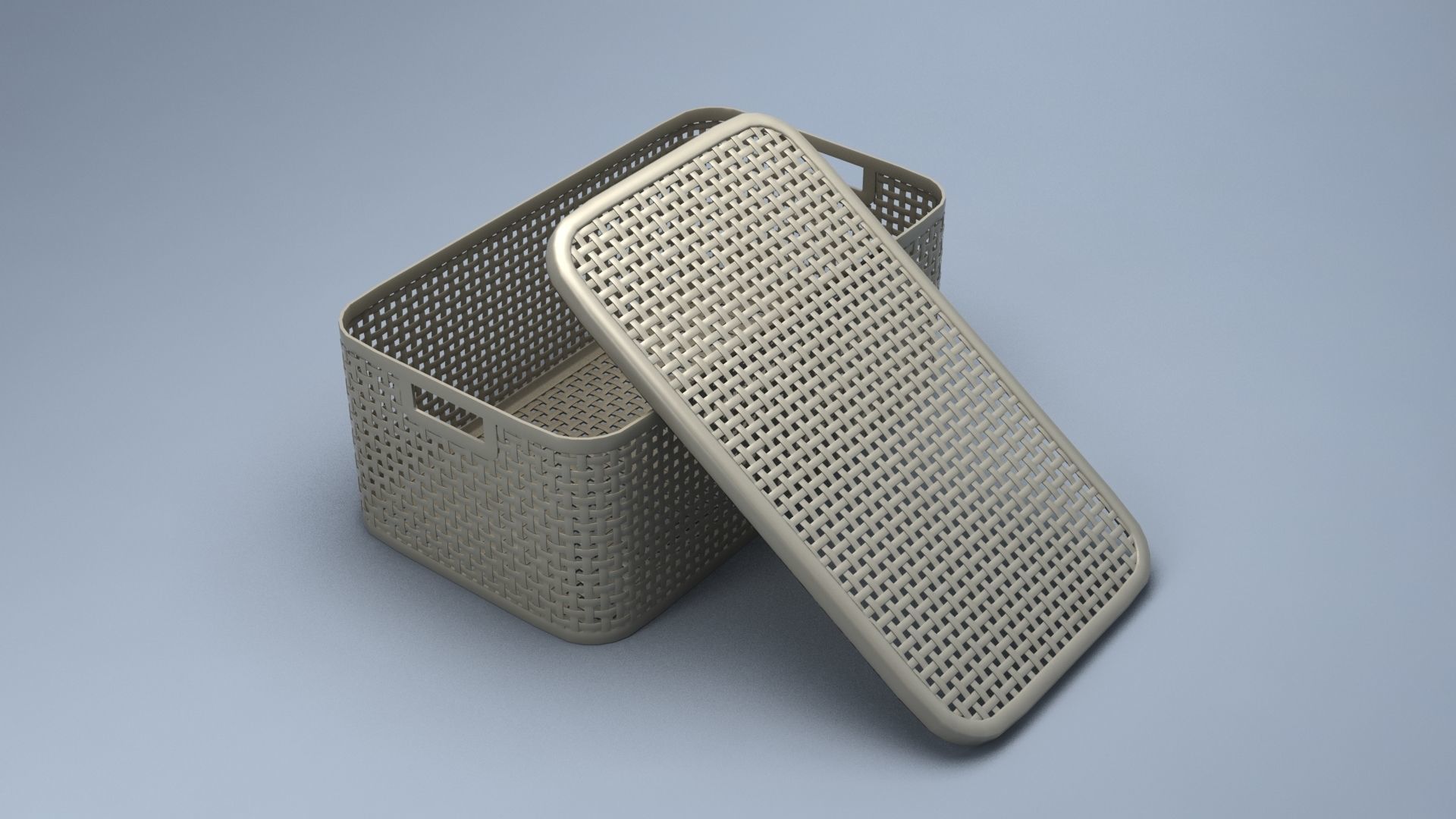 Baskets basket 3D model_6