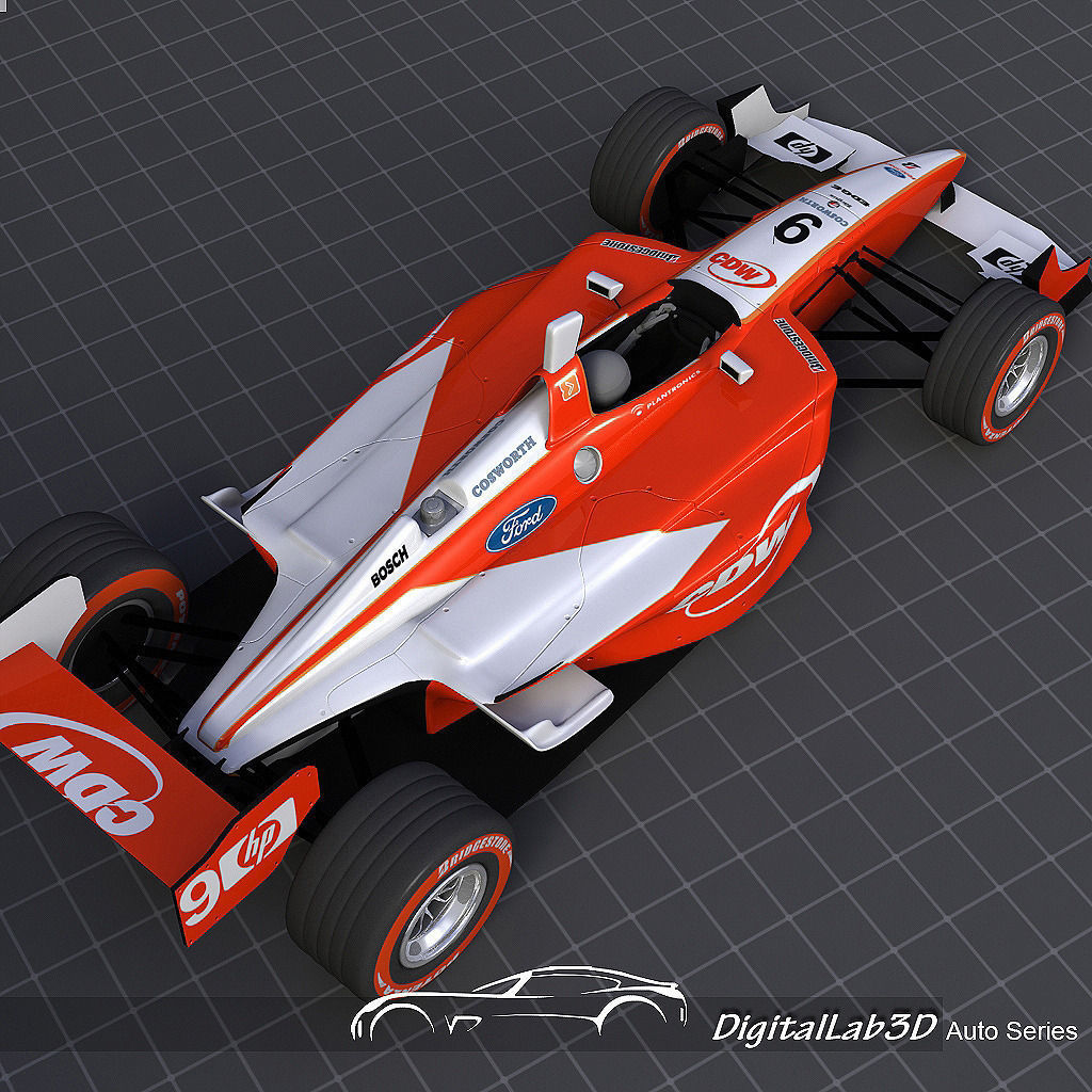 2006 Champ Car CDW-RuSport Team 3D model_2