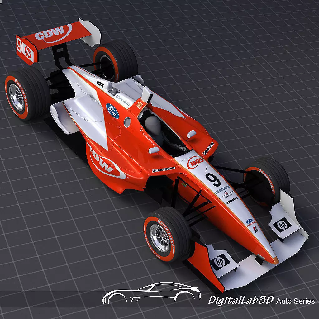 2006 Champ Car CDW-RuSport Team 3D model_0