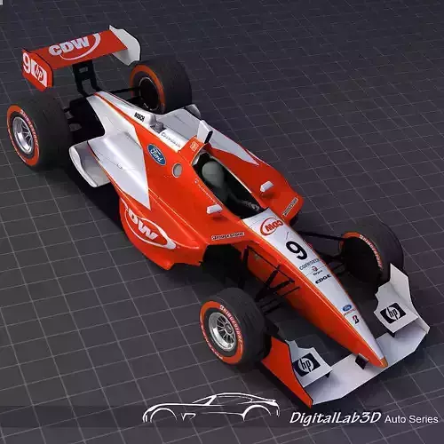 2006 Champ Car CDW-RuSport Team 3D model 2006 Champ Car CDW-RuSport Team 3D model
