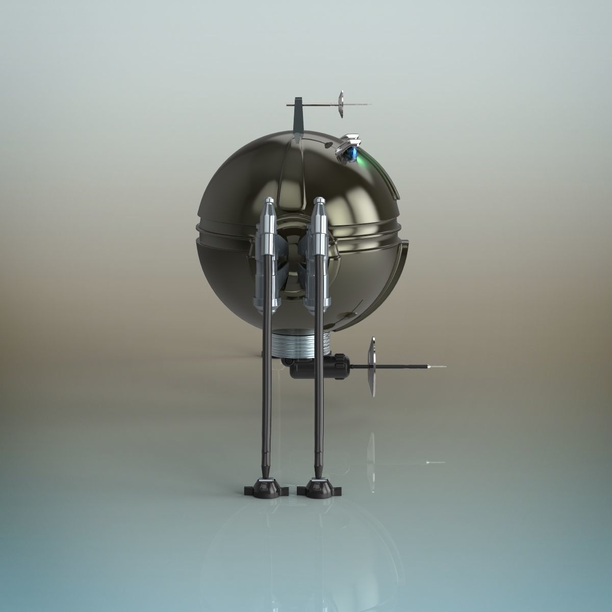 Spy robot 3D model_4