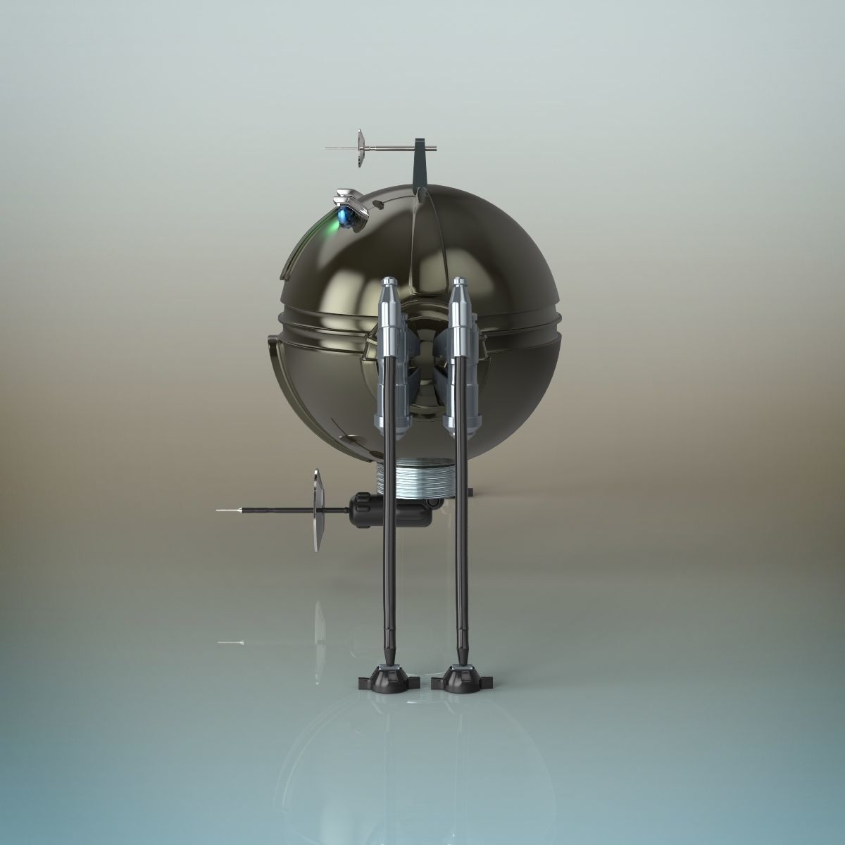 Spy robot 3D model_5