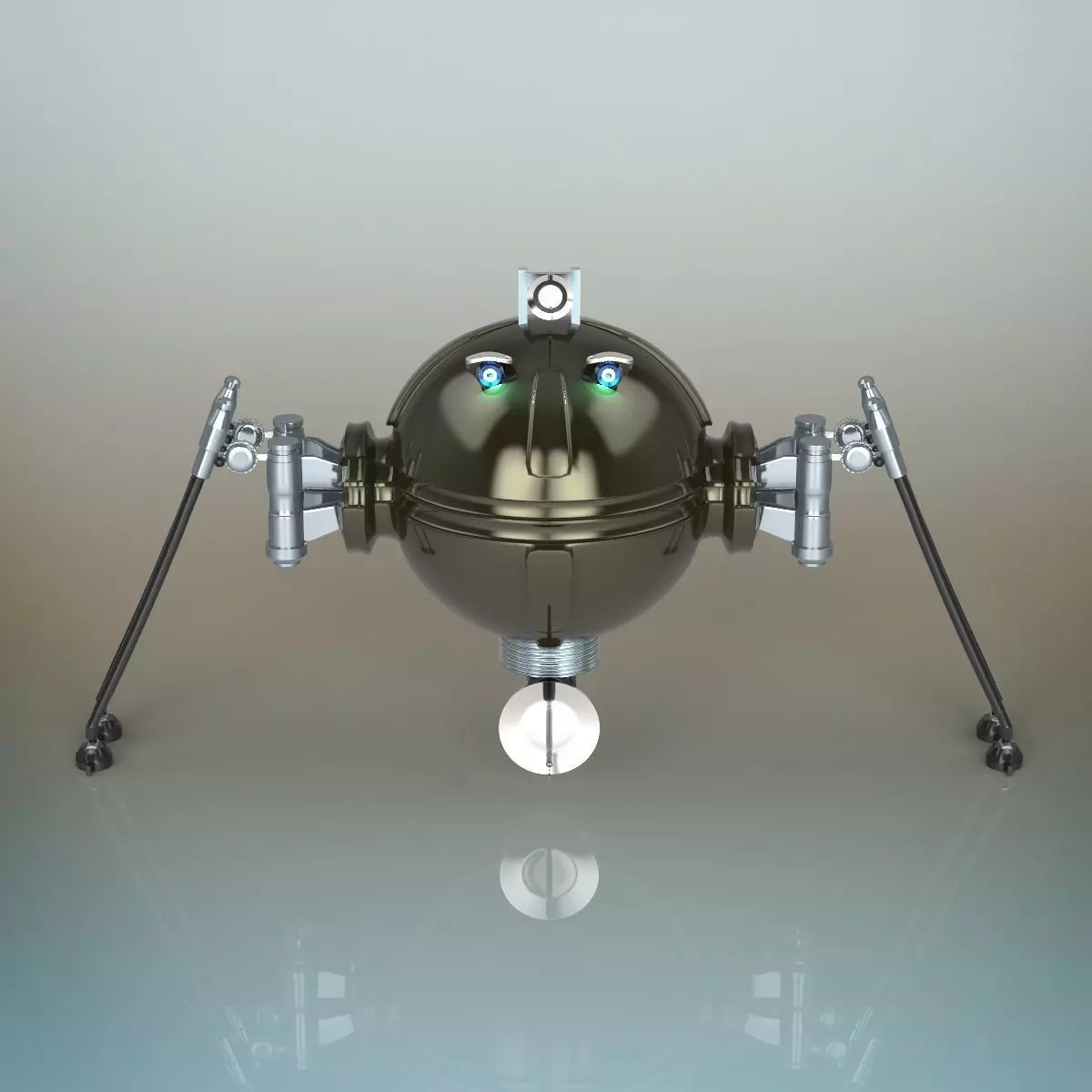 Spy robot 3D model_0