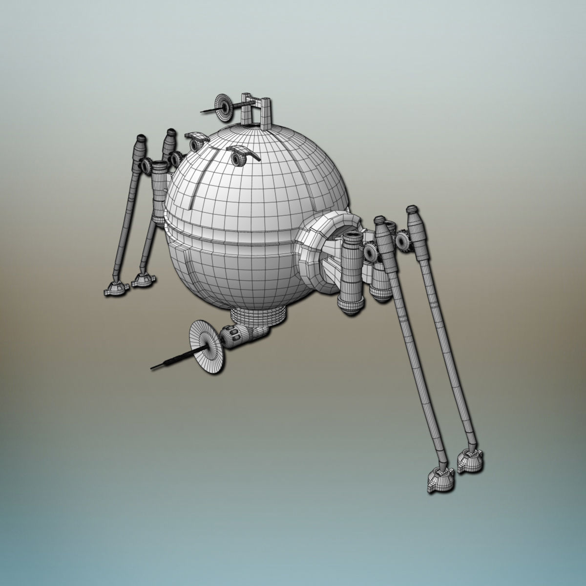 Spy robot 3D model_10