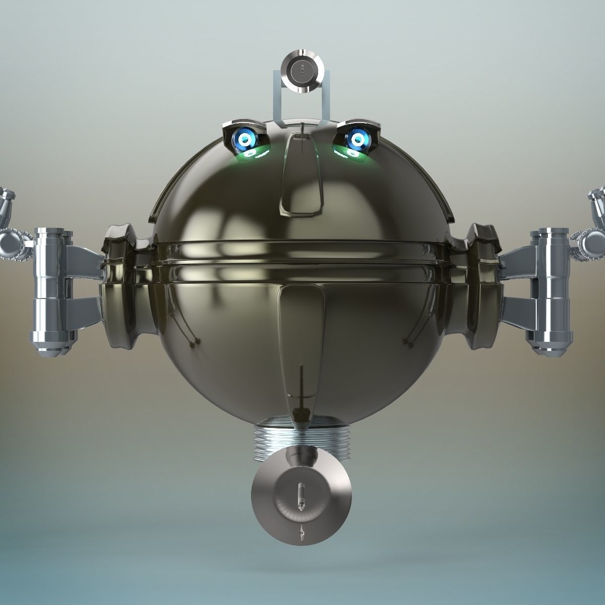 Spy robot 3D model_1
