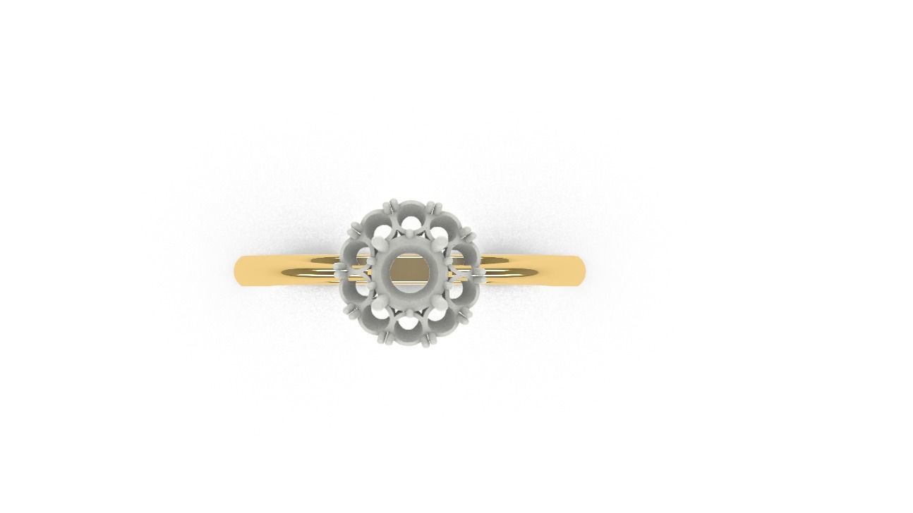 Fashion ring 3D print model_3