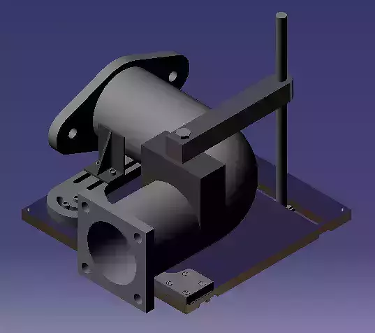 Elbow Pipe Fixture 3D print model