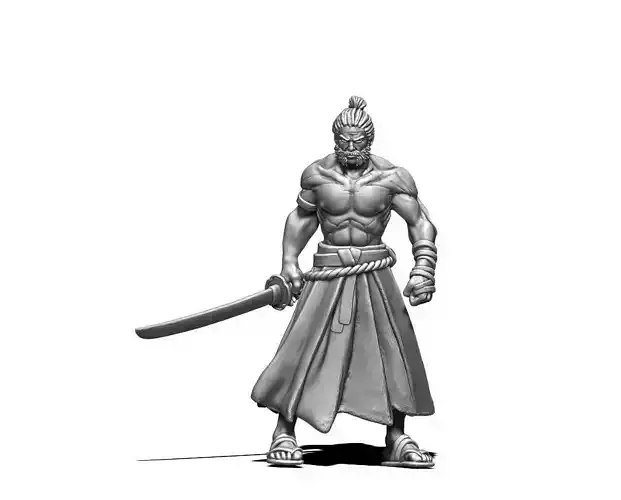 Ronin - Nobu 35 mm scale - 3D print model 3D print model