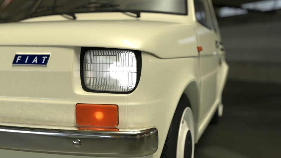 Fiat 126p 3D model_2