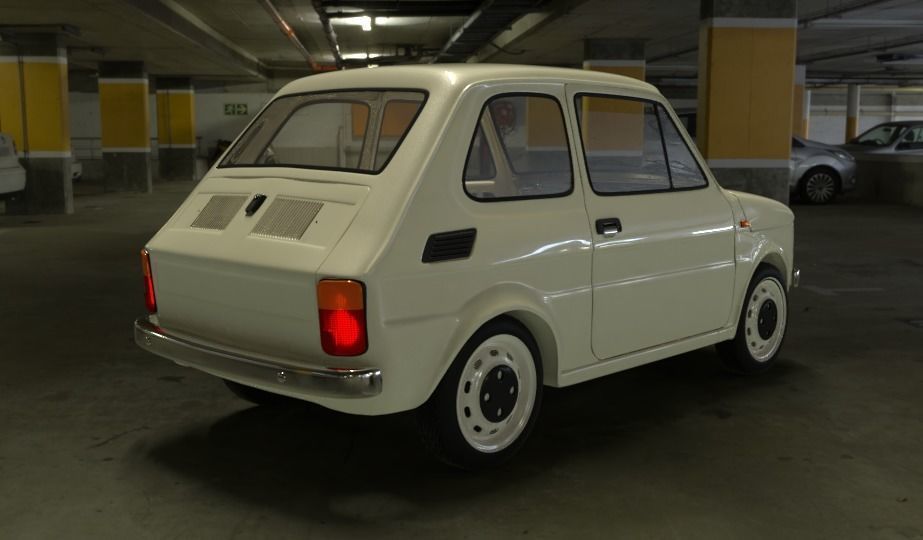 Fiat 126p 3D model_1