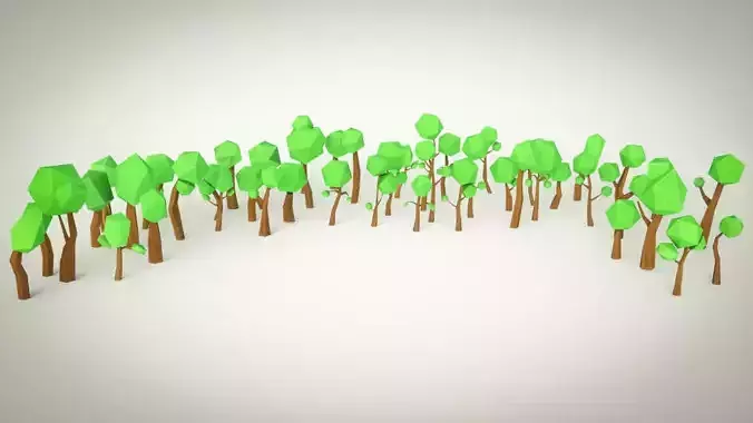 Cartoon Tree Forest Pack