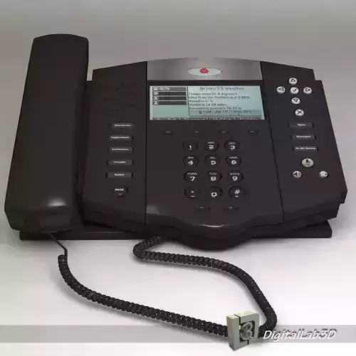 Polycom telephone 3D model