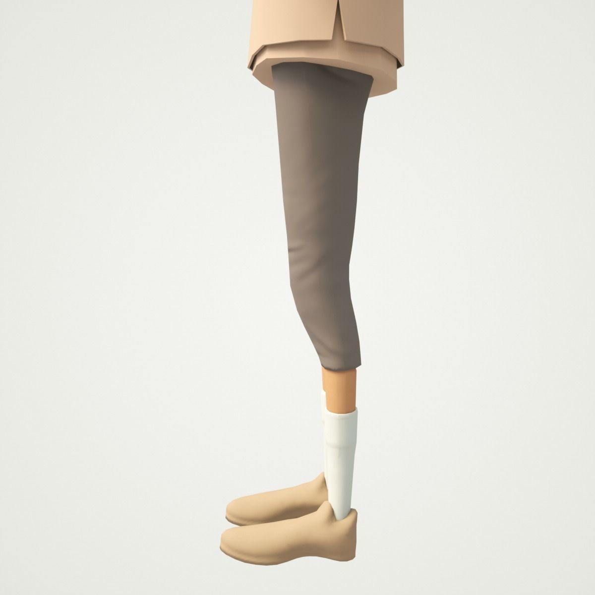 cartoon dude man lowpoly rigged Low-poly 3D model_7