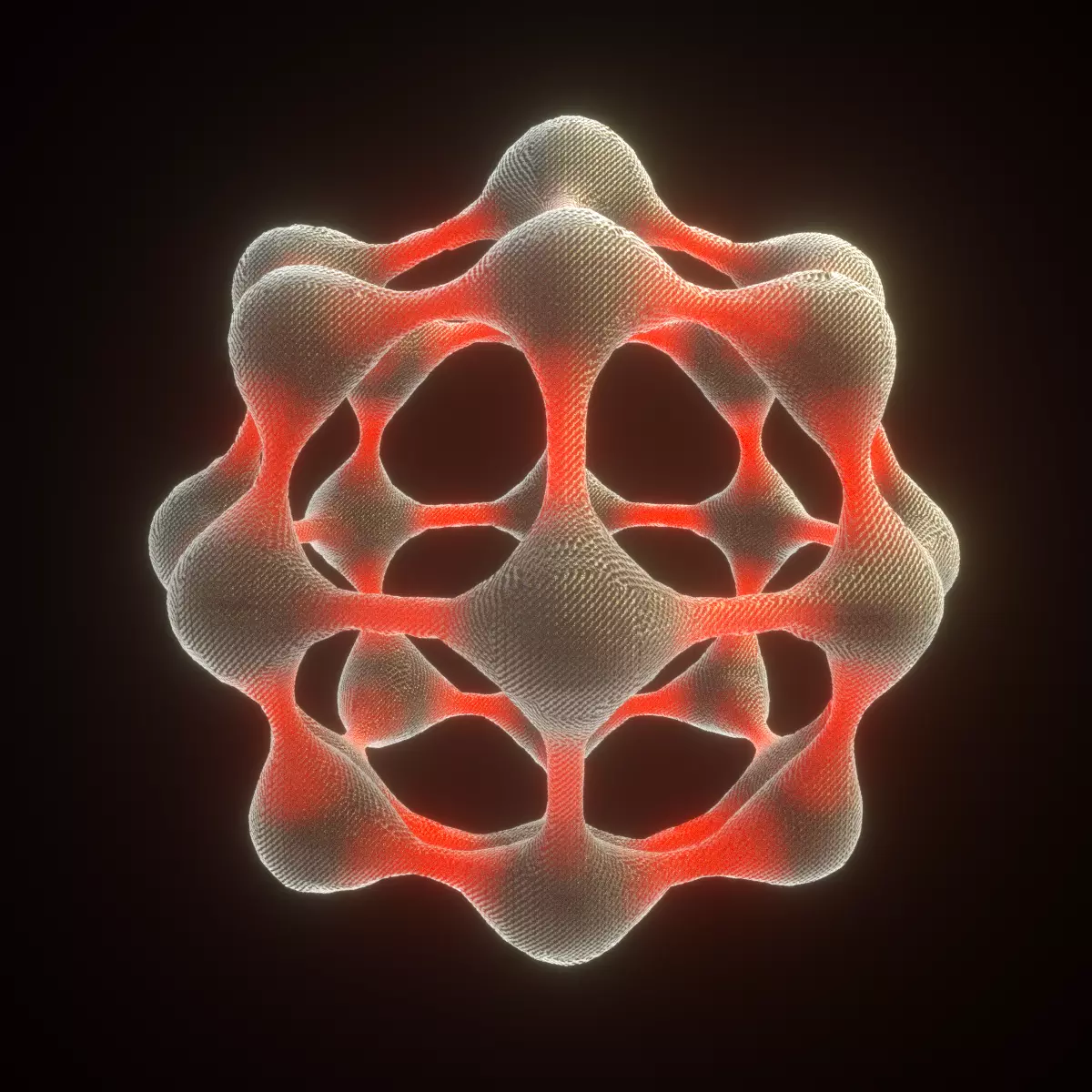 Carbon Structure Fullerene 3D model_0
