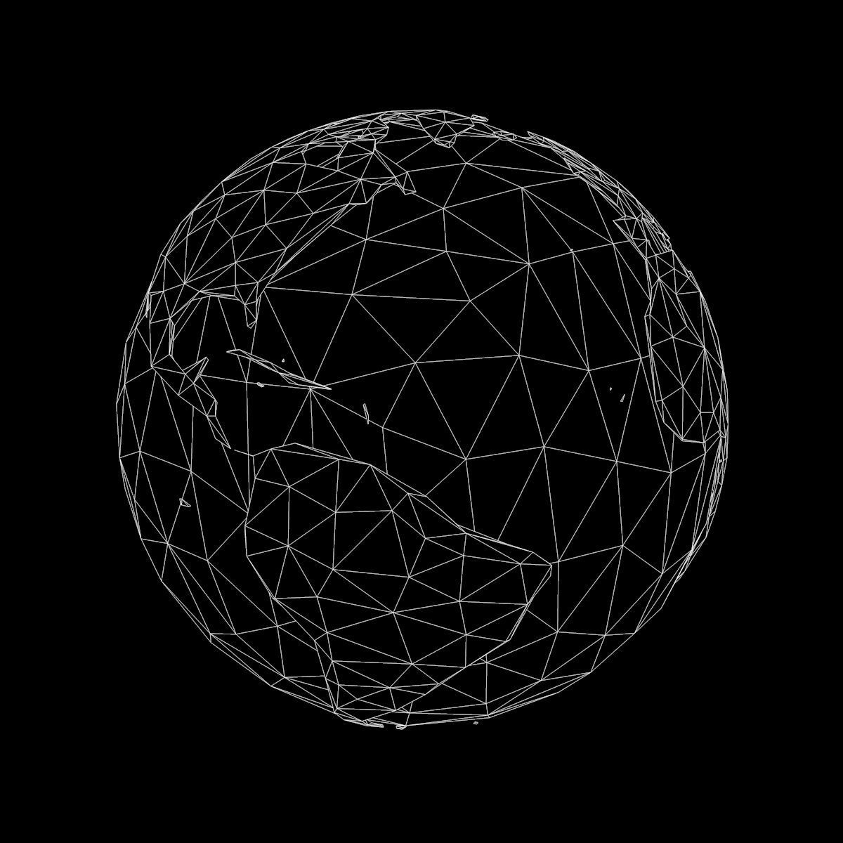 Cartoon low poly earth tree pack model Low-poly 3D model_18