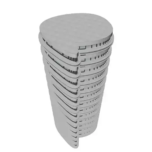 simple building  model