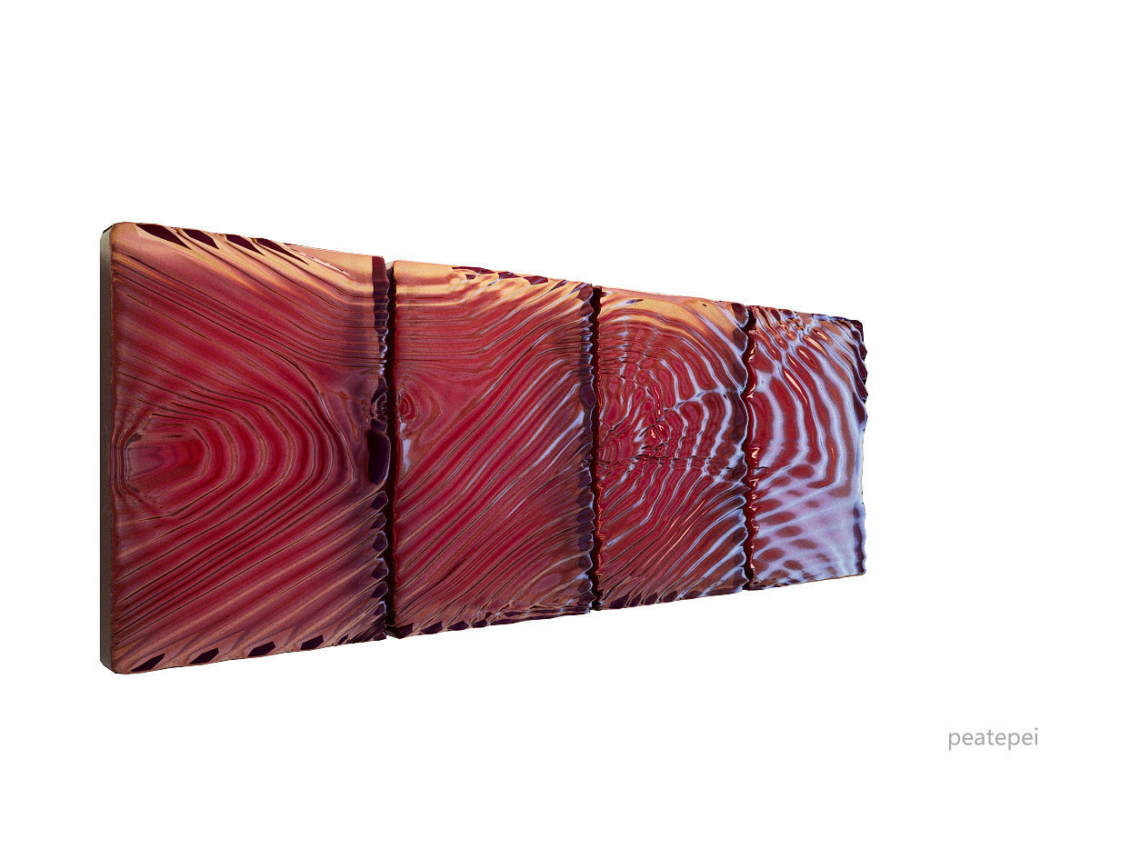 Tree pattern art 3D model_1