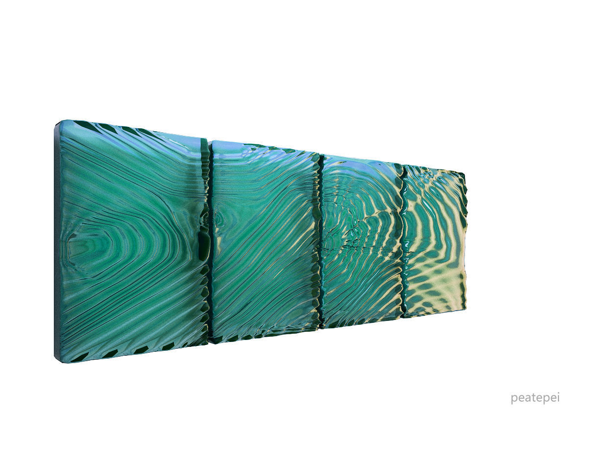 Tree pattern art 3D model_2