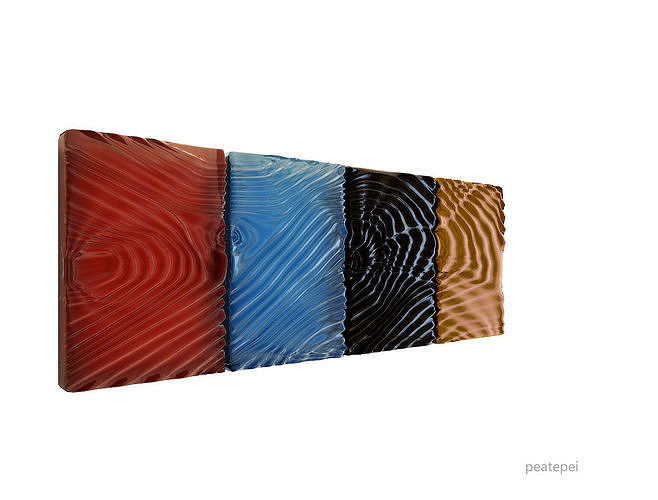 Tree pattern art 3D model