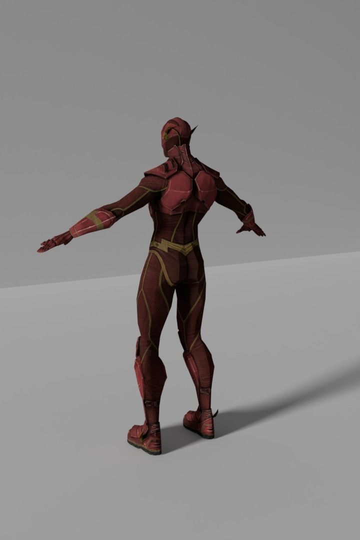 Flash Free low-poly 3D model_1