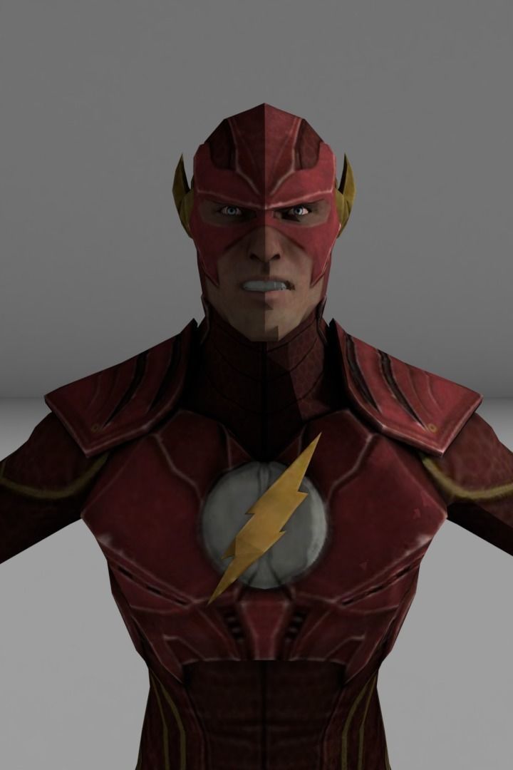 Flash Free low-poly 3D model_4