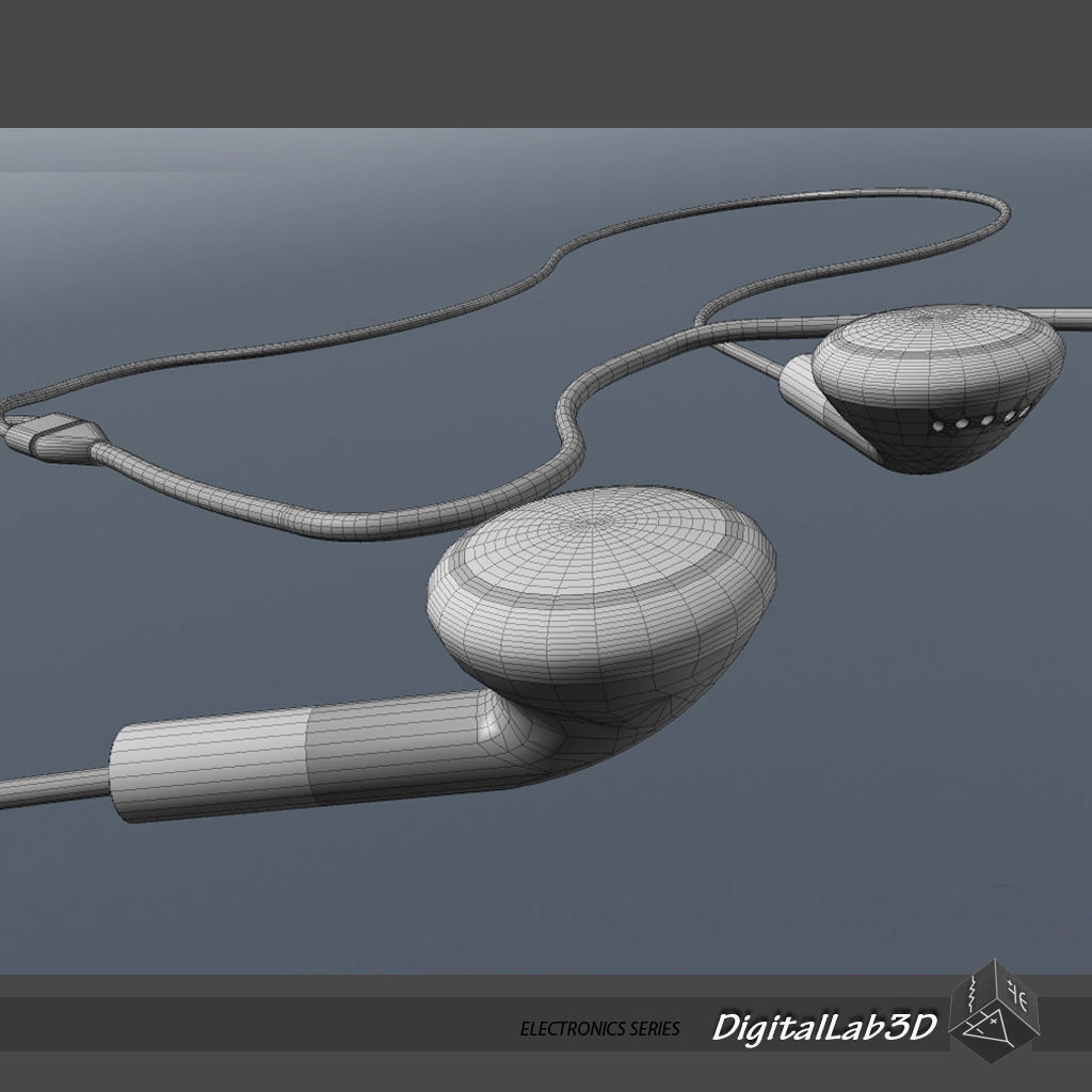 Earphones ipod - ipod 3D model_7