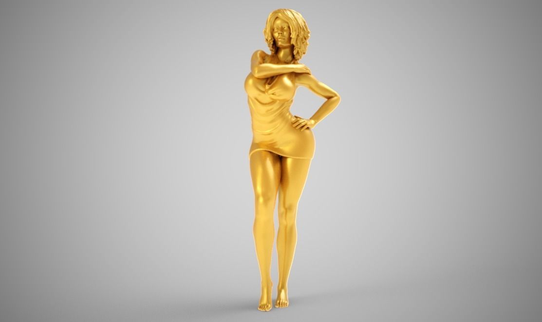 Gleaming Girl 3D print model_8