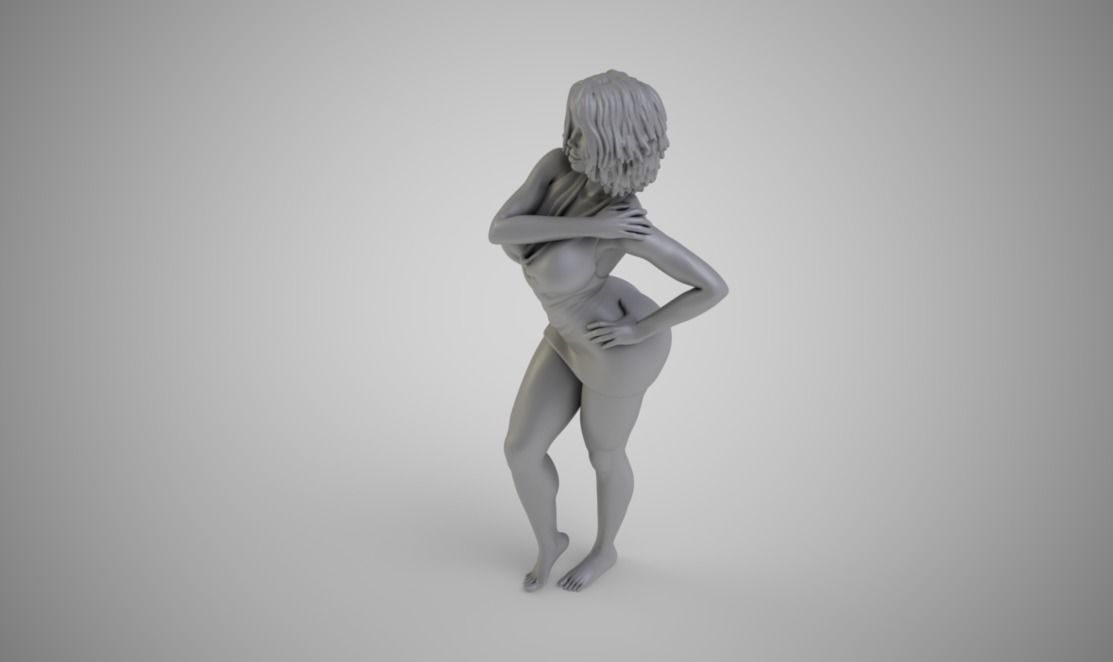 Gleaming Girl 3D print model_2