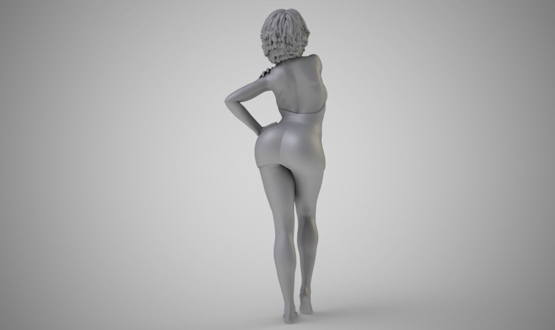 Gleaming Girl 3D print model_1