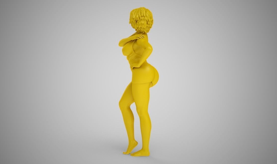 Gleaming Girl 3D print model_7