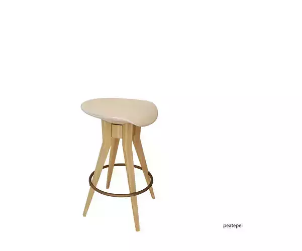 Starbucks bar chair 3D model