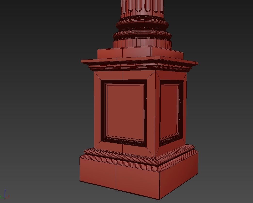 Column Classic 1 3D model_4
