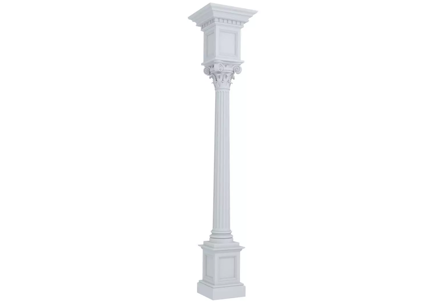 Column Classic 1 3D model_0